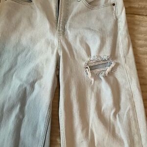 Old Navy Sky-Hi Wide Leg Light Blue Jeans SIZE 8